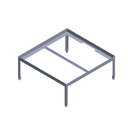 92000 - TAVOLO DA SUPPORTO PER VASSOIO DANESE | 80x80 cm