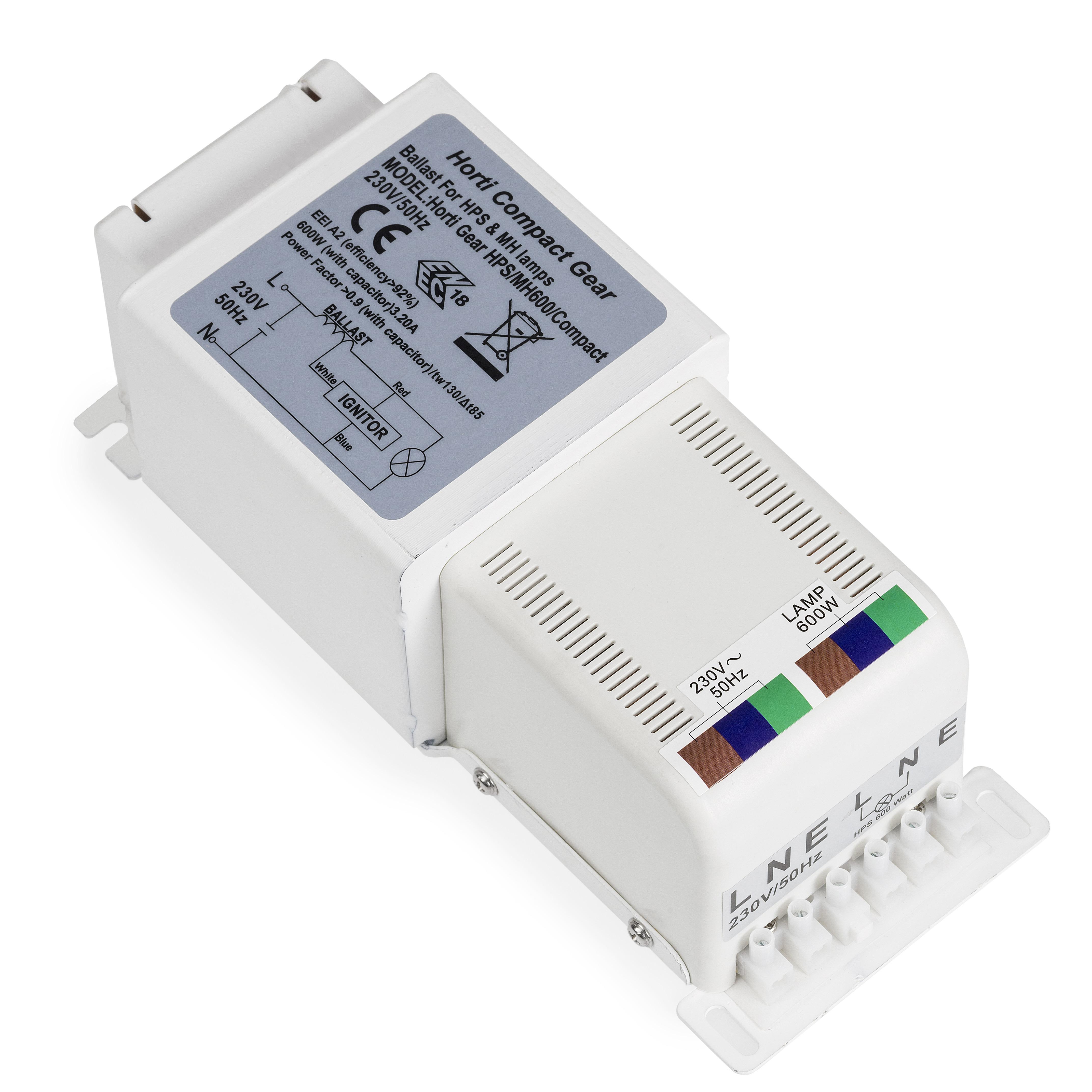 20COMPACTGEAR - SISTEMA DI ACCENSIONE HORTI COMPACT GEAR  150W HPS -MH