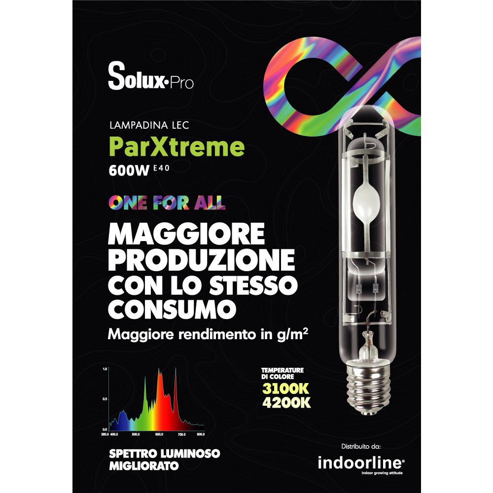 612328 - SOLUX PRO - LAMPADA PARXTREME CMH FULL SPECTRUM | 600W 3100K E40 PER BALLAST ELETTRONICI