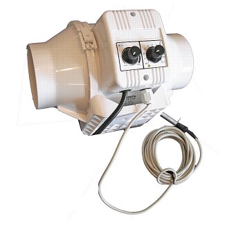 VENTS - ASPIRATORE TT CON TERMOSTATO E VELOCITA' MINIMA CABLATO