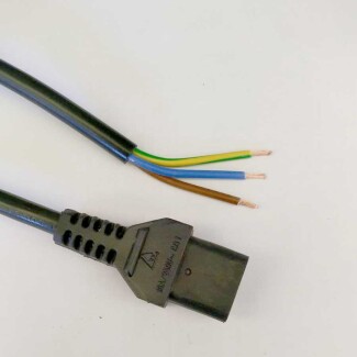 CAH0515CO - CAVO ELETTRICO 3X1,5 LUNGHEZZA 1,5M CON CONNESSIONE IEC FEMMINA E FILI SGUAINATI