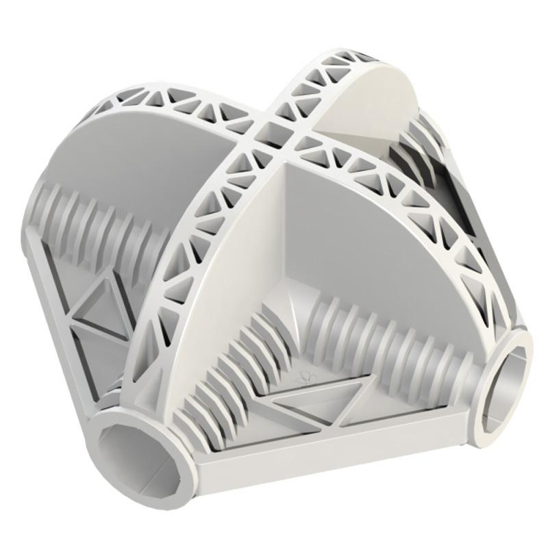 C30XR300 - SECRET JARDIN - ANGOLO COLLEGAMENTO A 4 ASSI FORMA X | Ø 30mm