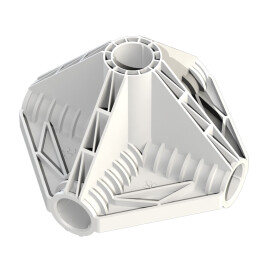 C19-XI - SECRET JARDIN - ANGOLO COLLEGAMENTO A 5 ASSI FORMA XI | Ø 19mm