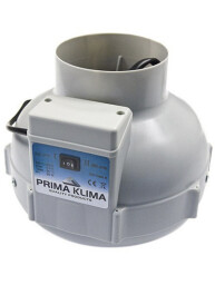 PK1252SPEED - ASPIRATORE PK125 BI-POTENZA DIAM.125  MOTORE EMS PORTATA 220/400MC/H PRIMA KLIMA