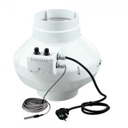 VK200UN - VENTS - ASPIRATORE VK200UN CON TERMOSTATO E VELOCITA' MINIMA CABLATO | Ø 200mm - 780mc/h