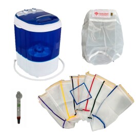 KBUBSMALL9PUEX - BUBBLEXTRACTOR KIT - LAVATRICE PICCOLA CON 9 BORSE MEDICAL NETS 20L