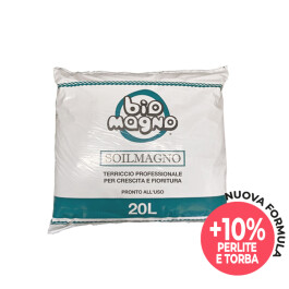 BMSOIL20 - BIOMAGNO - SOILMAGNO NUOVA FORMULA SUBSTRATO PREMISCELATO PRONTO ALL'USO | 20L