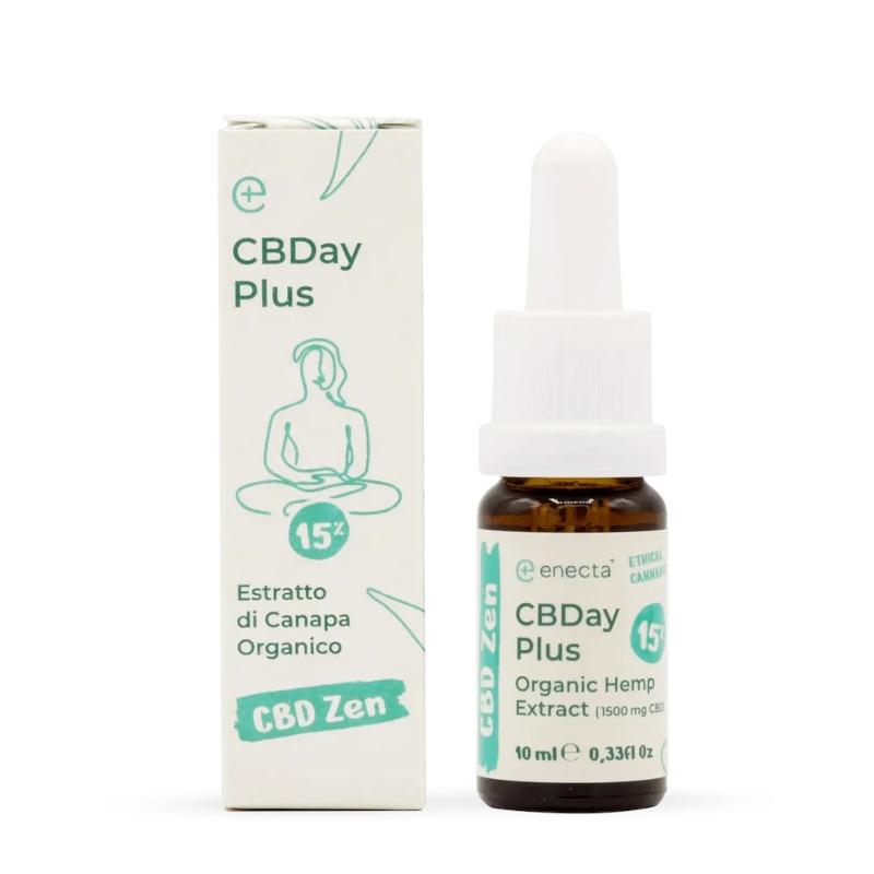 ENCBDAY15 - ENECTA - CBDAY PLUS OLIO AL CBD 15% | 10ml 1500mg