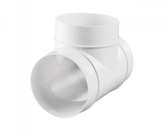 TJ100 - VENTS - GIUNZIONE TEE PER CONDOTTE ARIA IN PLASTICA | Ø 100mm