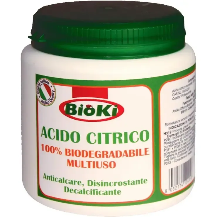10016 - BIOKI - ACIDO CITRICO MONOIDRATO MULTIUSO | 500gr