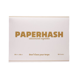 PAPERVEGETAMED - PAPERHASH - FOGLI ANTIADERENTI IN SILICONE VEGETALE | MEDIUM 23x18cm - 50 FOGLI