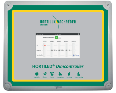 DDIM5CH - DALI DIM CONTROLLER CON TOUCH PANEL 5 CANALI PER HORTILED