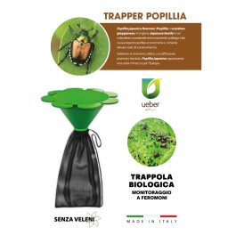 UEBERTRAPPJF - UEBER -TRAPPOLA BIOLOGICA A FEROMONI PER POPILLIA JAPONICA O SCARABEO GIAPPONESE