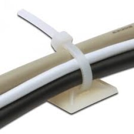 5473 - BASETTA ADESIVA PER ORGANIZZARE IL PASSAGGIO DEL CAVO 28X28X6.4