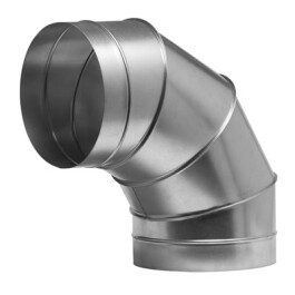 BEND90200 - VENTS - GIUNZIONE CURVA A 90° PER CONDOTTE ARIA IN FERRO ZINCATO | Ø 200mm