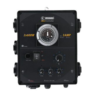 MH3 - CLI-MATE - MINI CONTROLLER | LUCI 2X600W  TEMPERATURA  |  3A