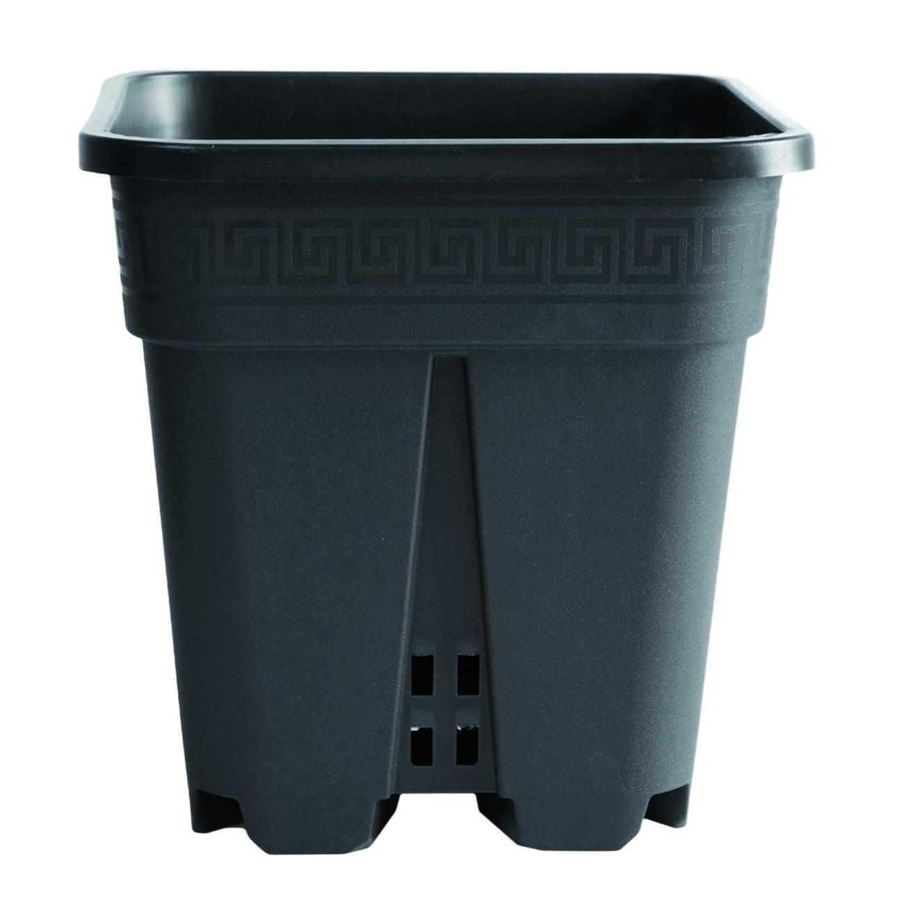 SUVE9N - VASO QUADRO SUPERVEGA 25X25X25,5H  9L  ANTISPIRALIZZAZIONE
