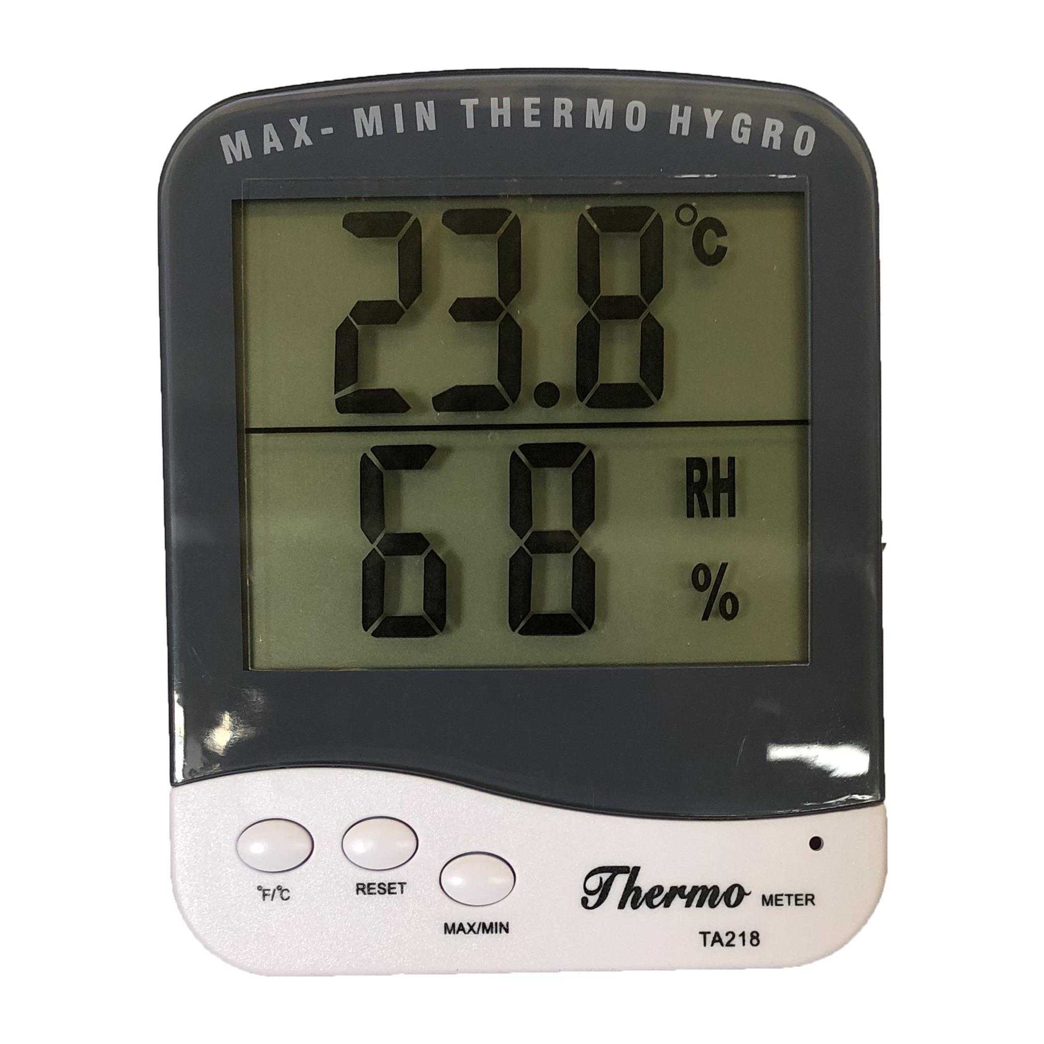 TERMIGRTA218 - TERMOIGROMETRO DIGITALE CON DISPLAY GRANDE | CON SONDA 1,5m