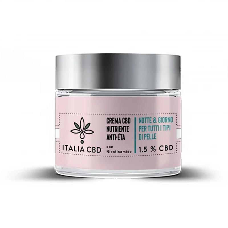 TCN - ITALIA CBD - CREMA NUTRIENTE ANTI-ETÀ | 1,5% CBD | 50ml