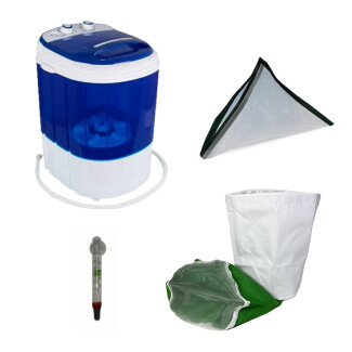 KIT ESTRAZIONE CON GHIACCIO SMALL - LAVATRICE PICCOLA CON BORSE PER ESTRAZIONE