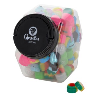 MAEX0155 - QNUBU - CONTENITORI IN SILICONE CON DISPLAY | ROTONDO 2ml 130pz