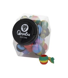 MAEX0170 - QNUBU - CONTENITORI IN SILICONE CON DISPLAY | BARATTOLO 35ml 30pz