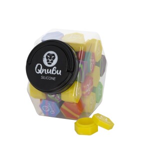 MAEX0165 - QNUBU - CONTENITORI IN SILICONE CON DISPLAY | ESAGONO 26ml 40pz
