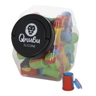 MAEX0166 - QNUBU - CONTENITORI IN SILICONE CON DISPLAY | BARILE 11ml 50pz