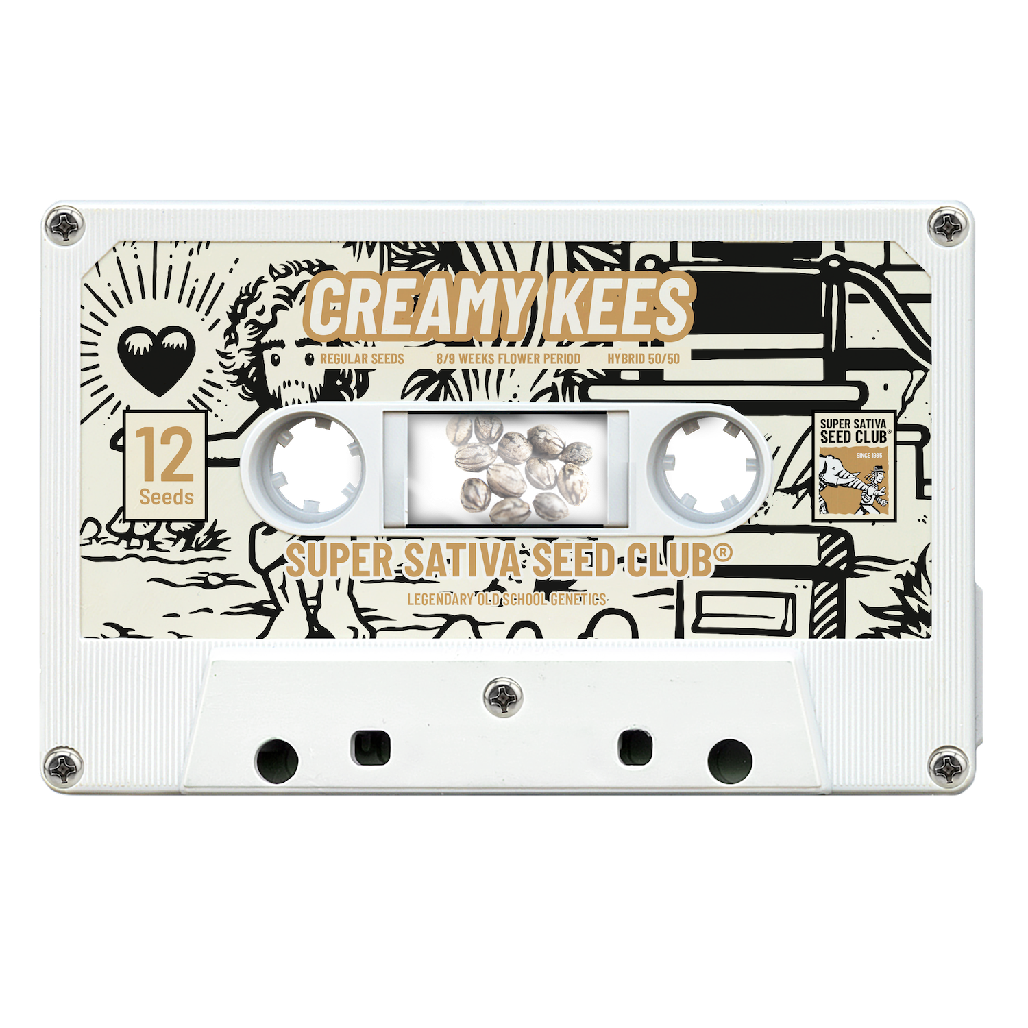 SSSC081201 - SUPER SATIVA SEED CLUB - CREAMY KEES REG | 12 SEMI