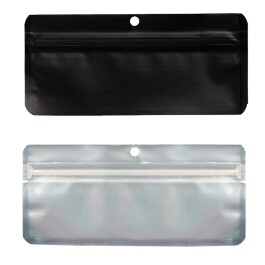 PACK0056 - QNUBU - ZIP BAG SACCHETTO ANTIODORE NERO | PREROLLS, EDIBILI E PENNE VAPORIZZATORE 50pz