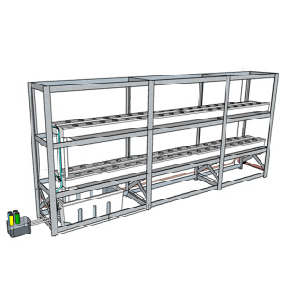 VF443228 - INDOORLINE - VERTICAL FARM 80 4.0 | 420x60x200h cm
