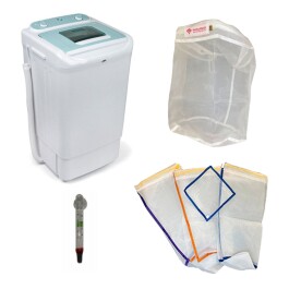 KBUBLARGE3PUEX - BUBBLEXTRACTOR KIT - LAVATRICE GRANDE CON 3 BORSE MEDICAL NETS 120L